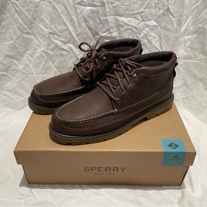 NEW Sperry Top-Sider A/O Lug Chukka Leather Shoes men’s 10 Brown